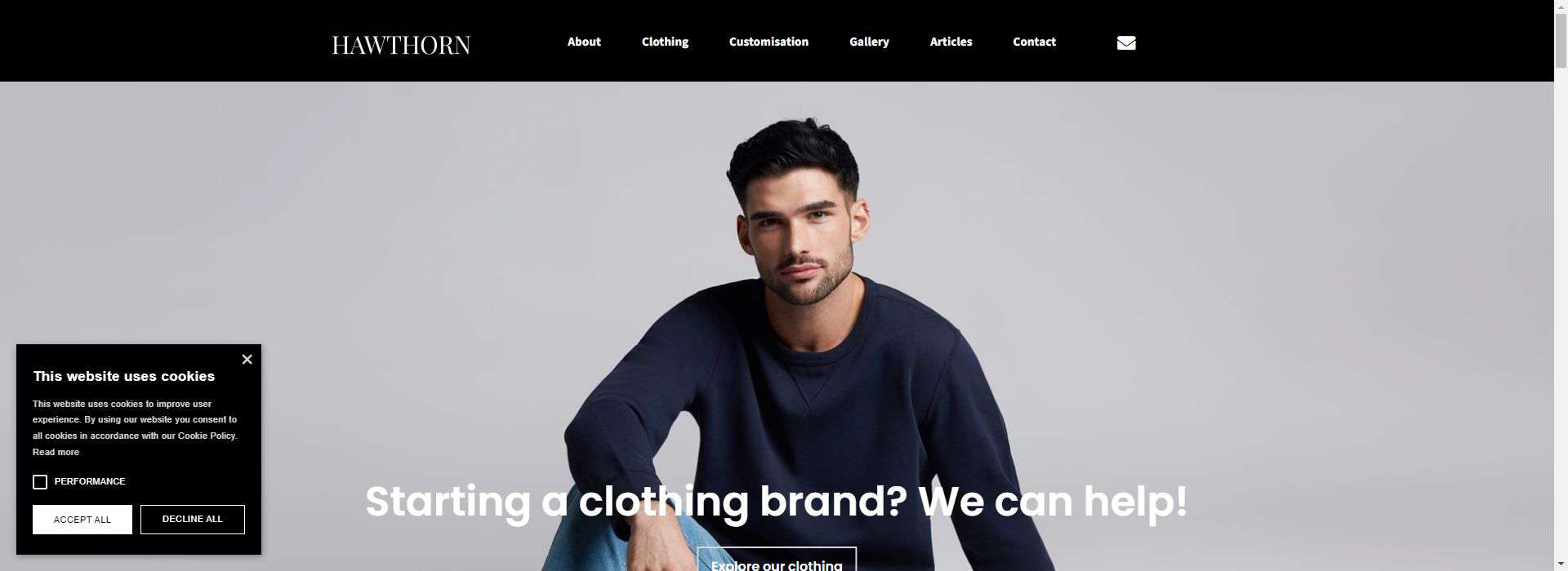 Hawthorn-garment manufacturing
