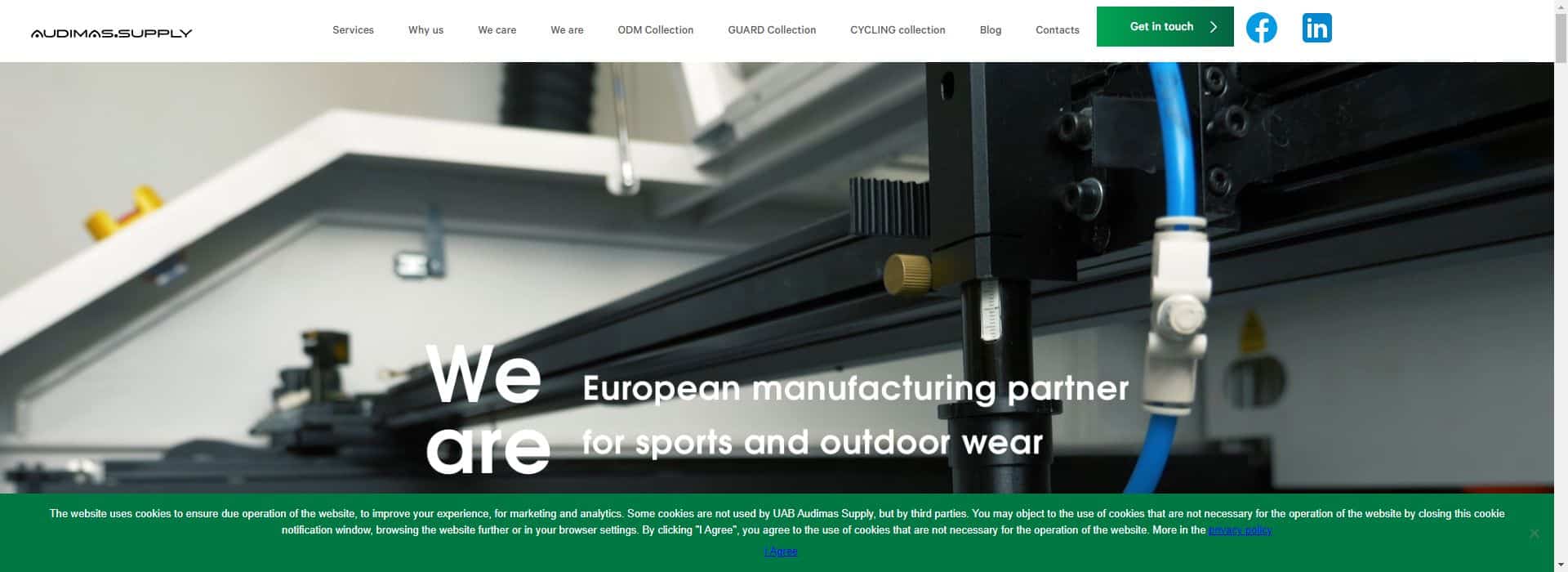 Audimas Supply-organic cotton clothing manufacturers