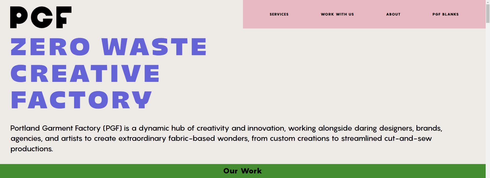 Portland Garment Factory-garments manufacturers