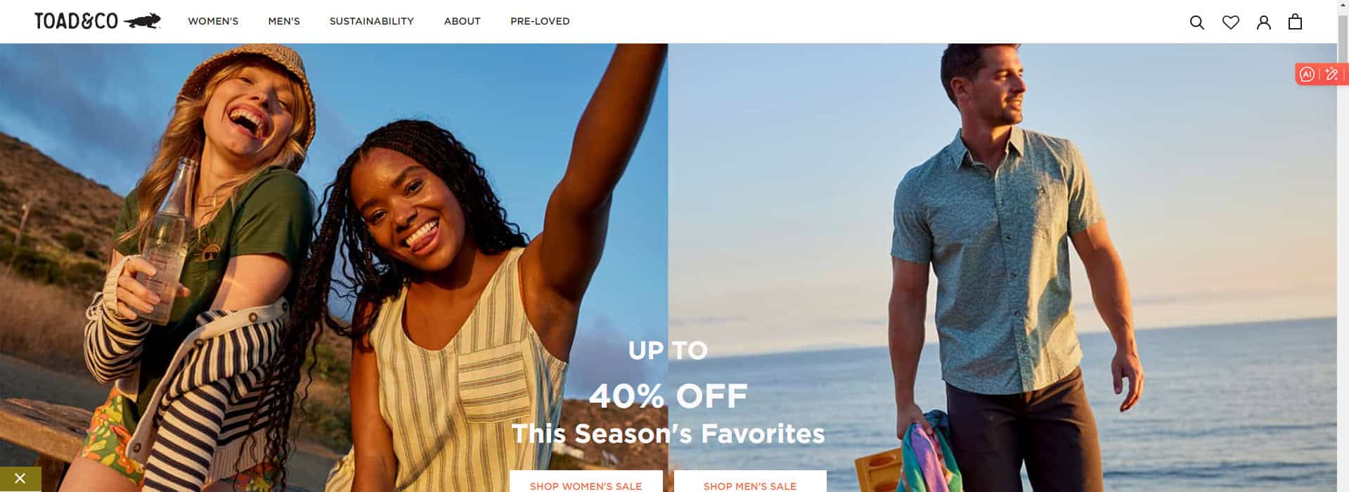 Toad&Co-eco friendly textile manufacturers