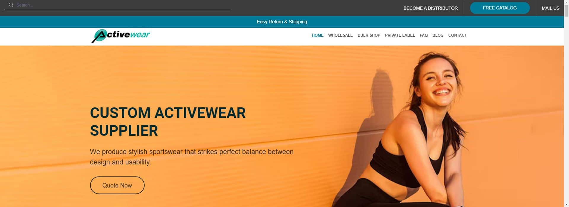 Activewear Manufacturer-clothing factories near me