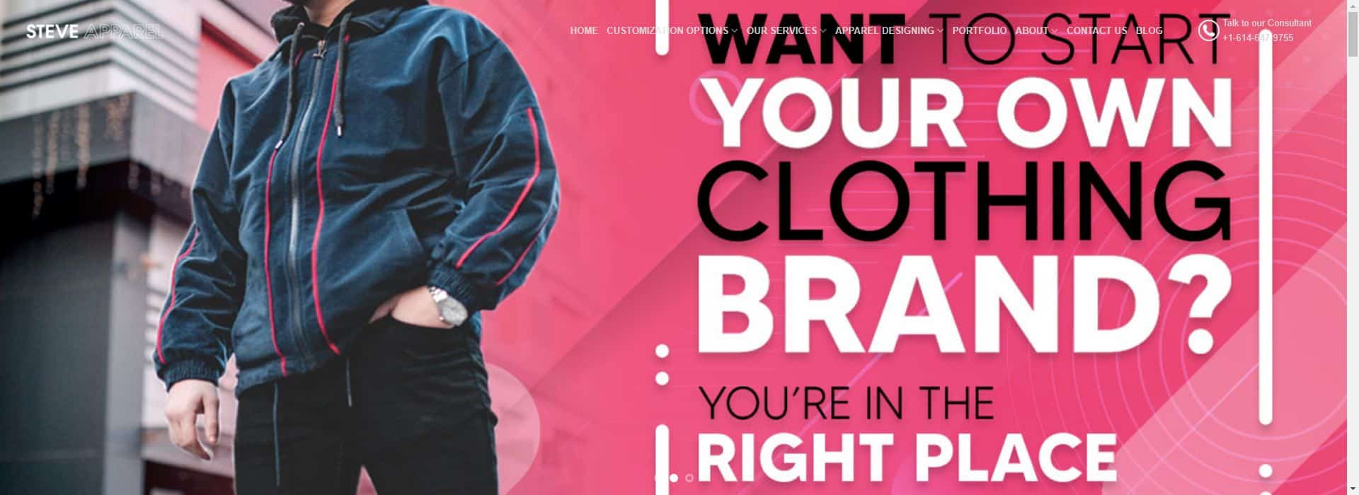 Steve Apparel-clothing manufacturers and suppliers
