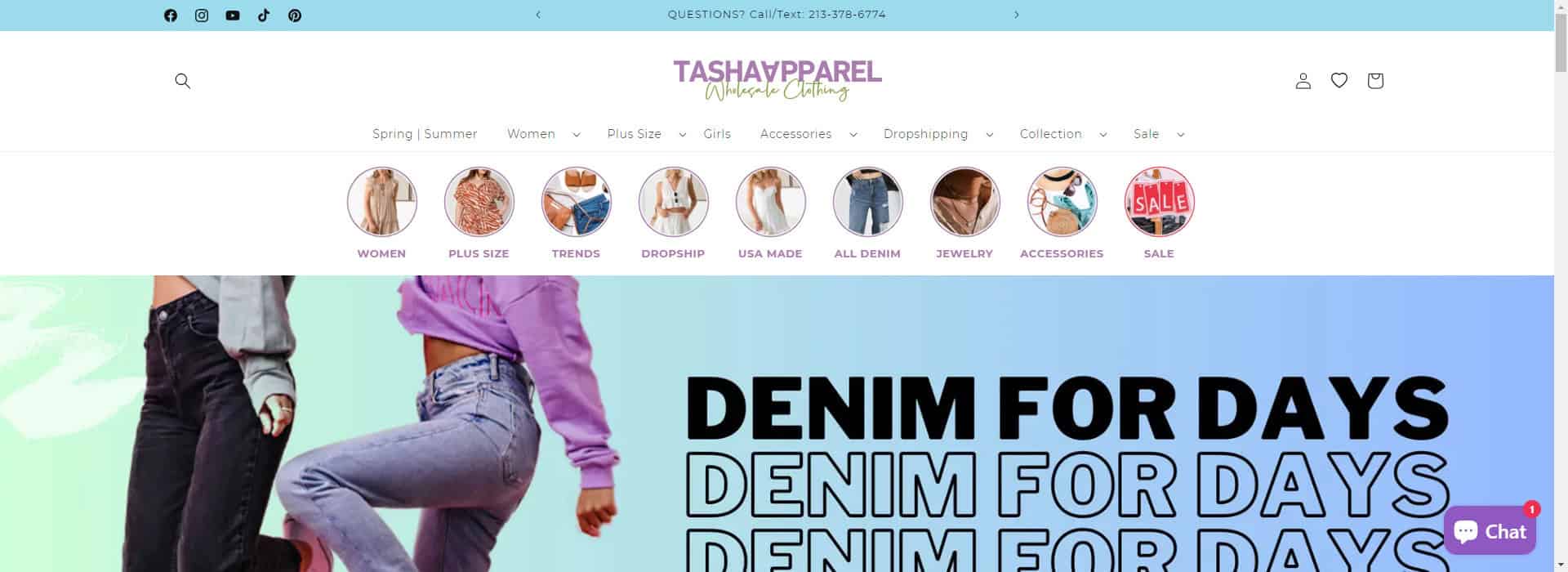Tasha Apparel-streetwear distributor