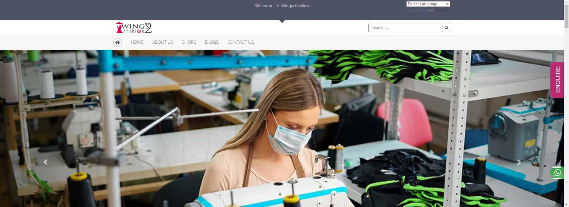 Wings2Fashion-best clothing manufacturers in the world
