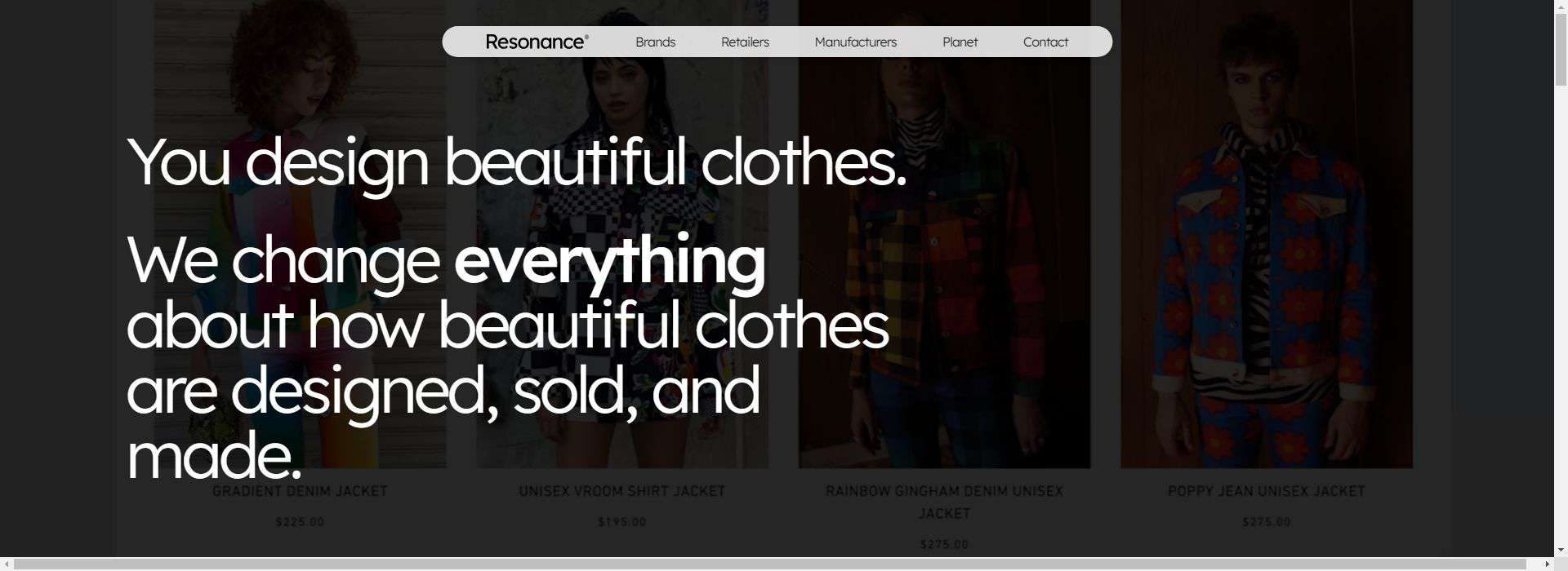 Resonance-clothes manufacturing companies