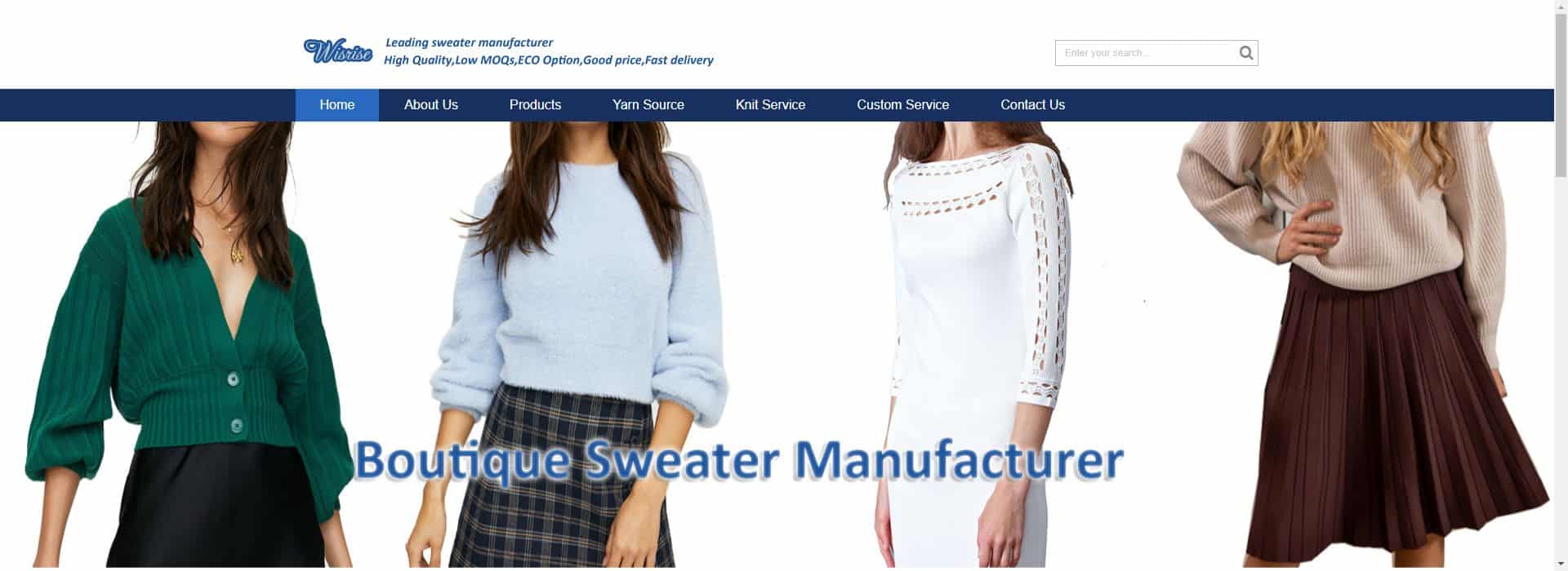 WISRISE Knitwear-custom knit sweater manufacturers
