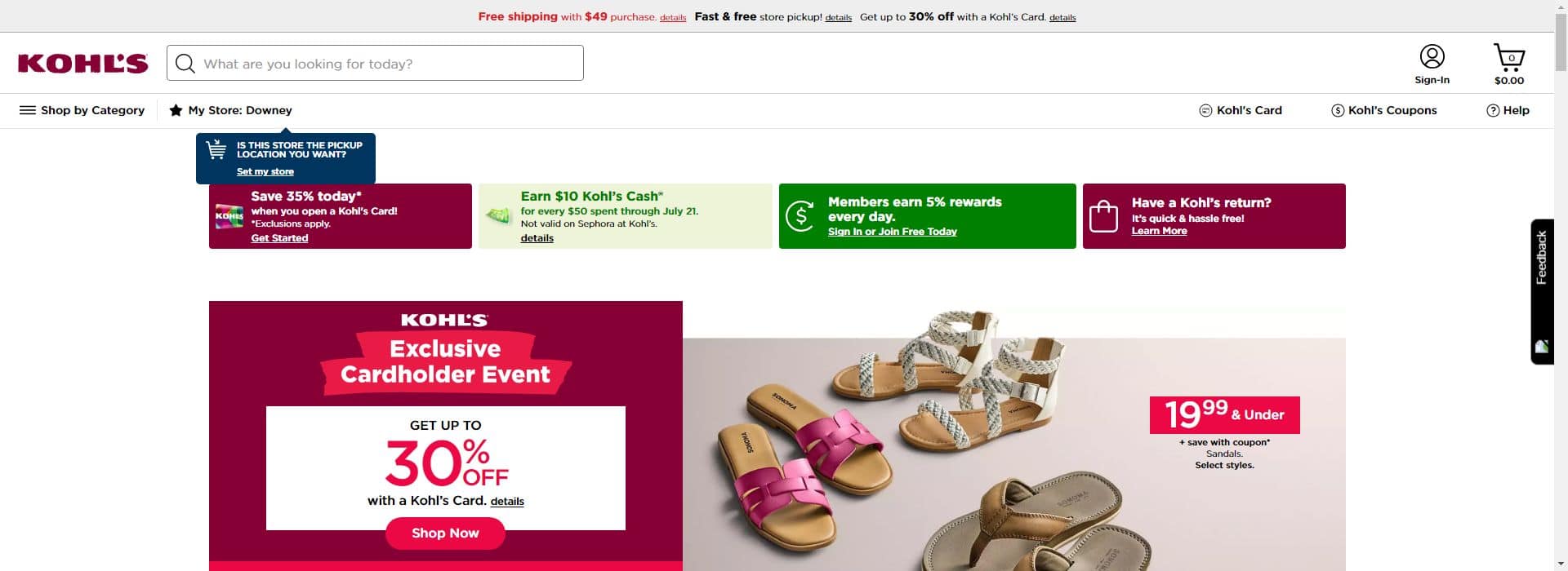 Kohl's-clothing store in america