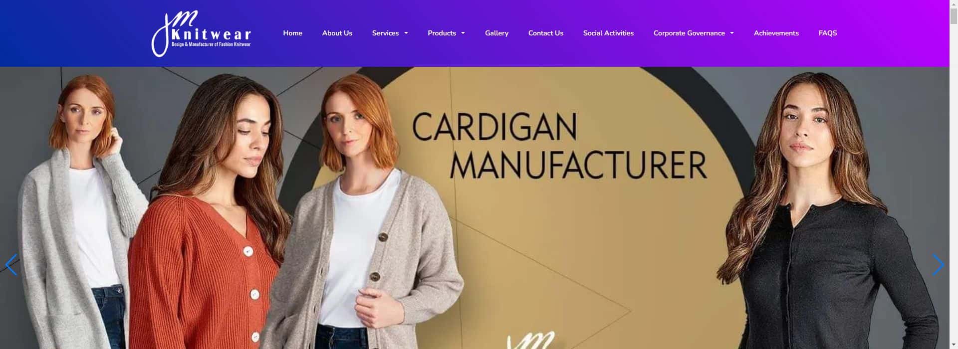 JM Knitwear-sweater supplier