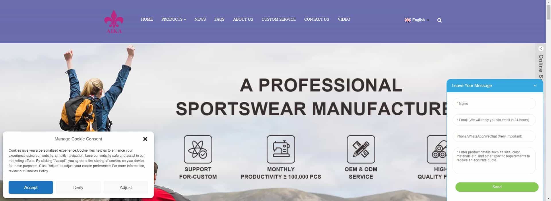 Aika Sportswear-manufacturing t shirts
