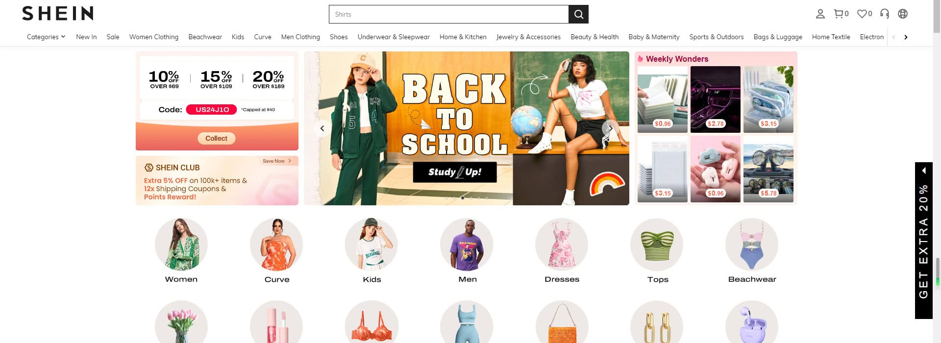 SHEIN-american fashion stores