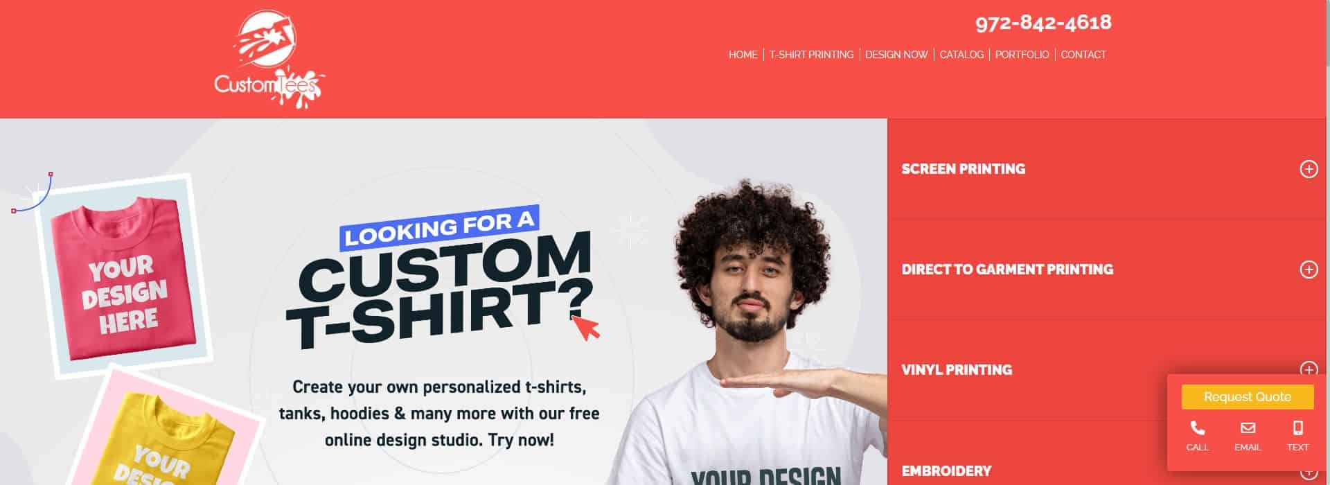 Custom Tees DFW-shirt and hoodie printing