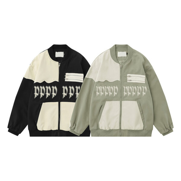 Embroidery Unisex hip hop jacket