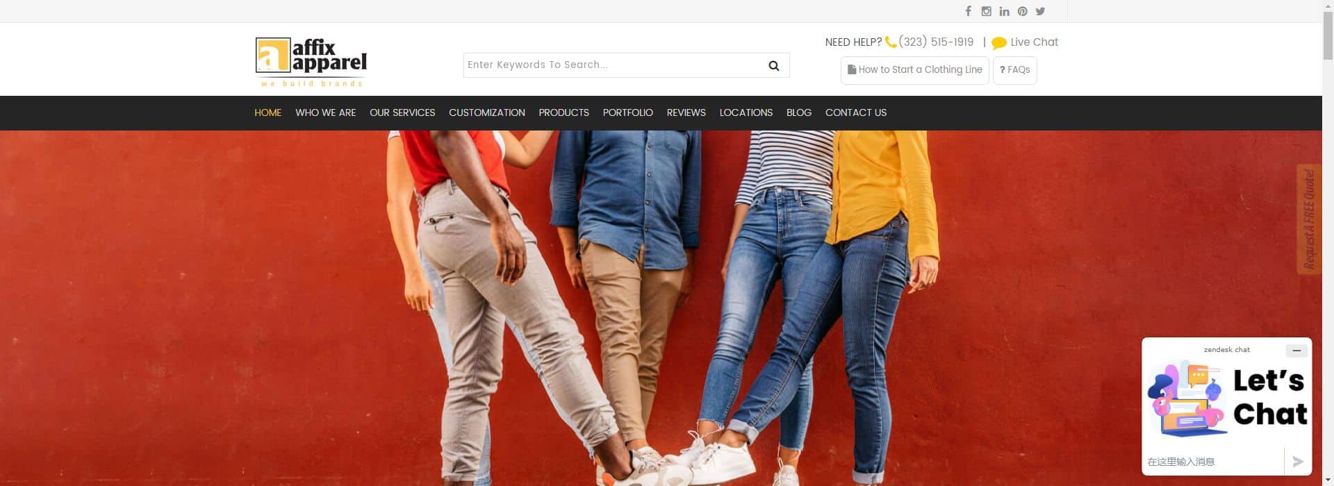 Affix Apparel-low cost clothing manufacturer