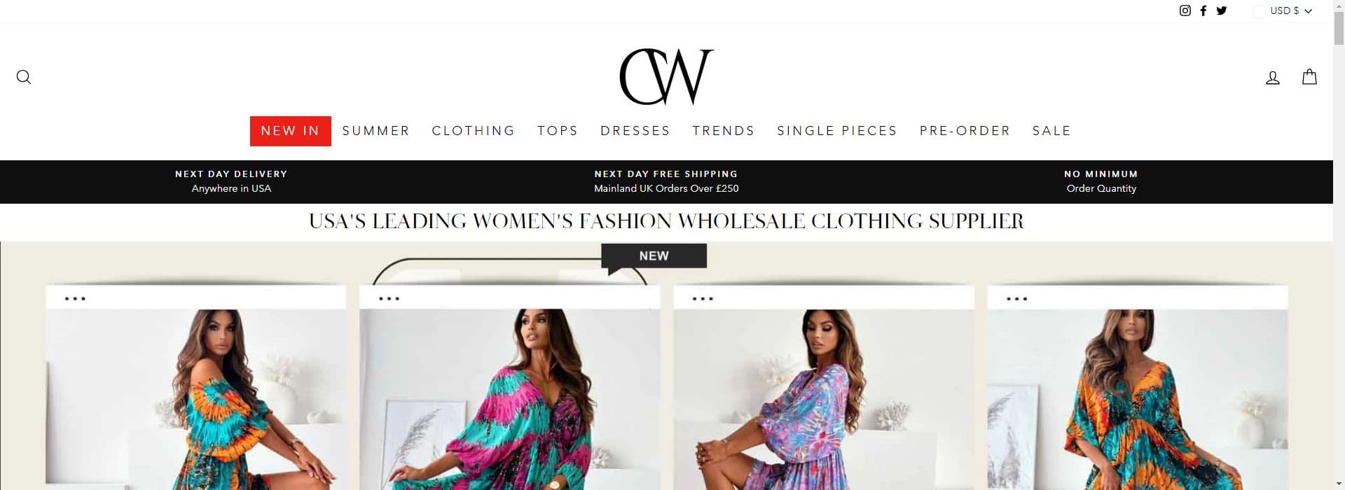 Catwalk Wholesale-designer clothing vendors