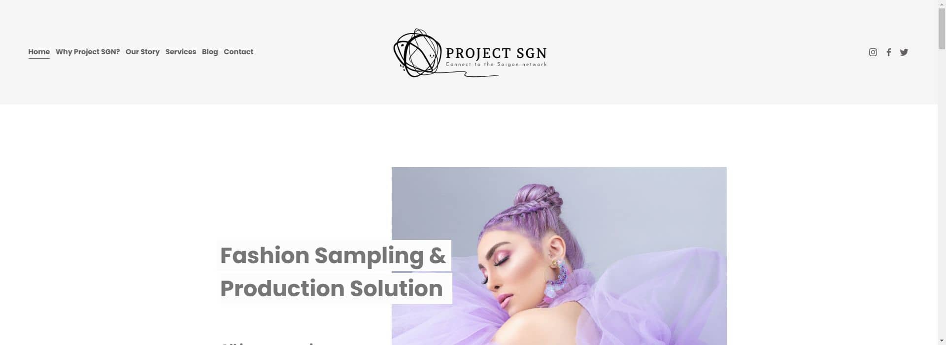 Project Sgn-small batch clothing manufacturers