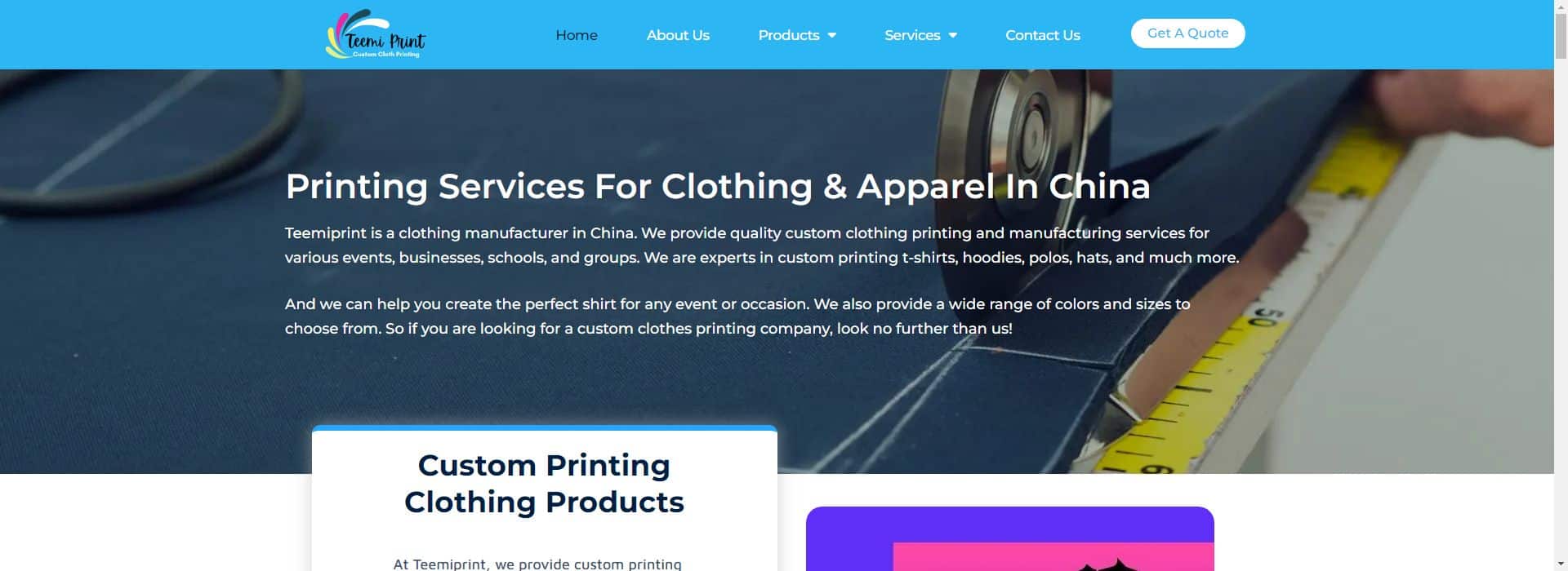 Teemi Print-hoodie vendors