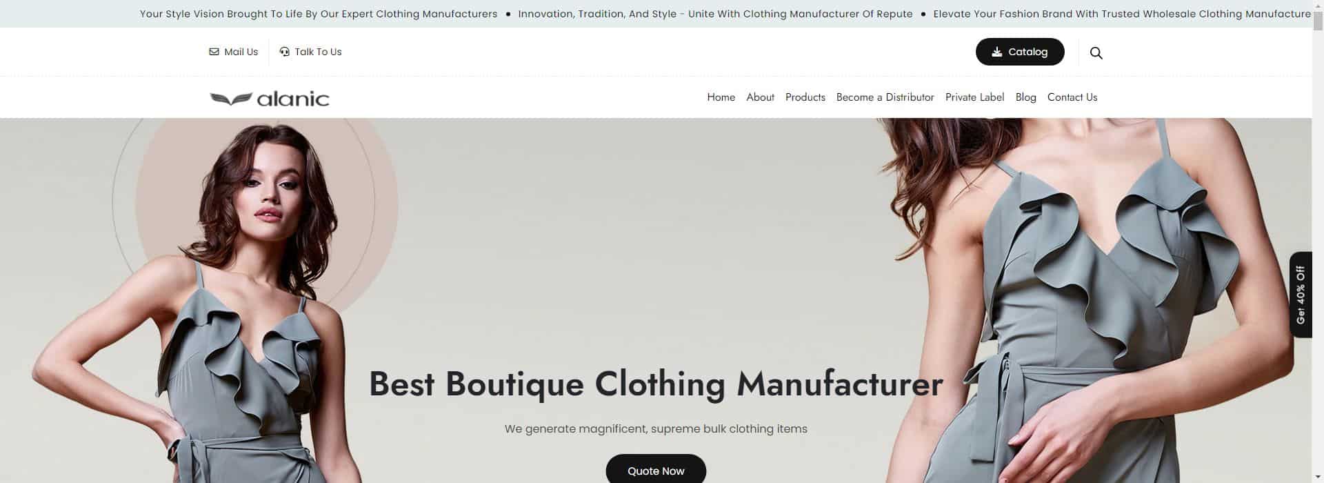 Alanic Global-eco friendly clothing manufacturers