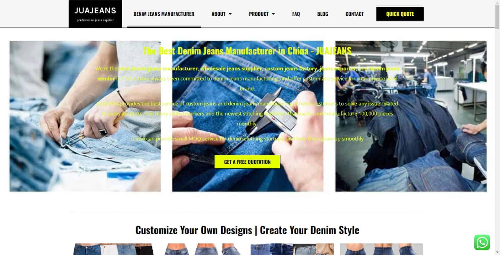 JUAJEANS-puffer jacket manufacturers