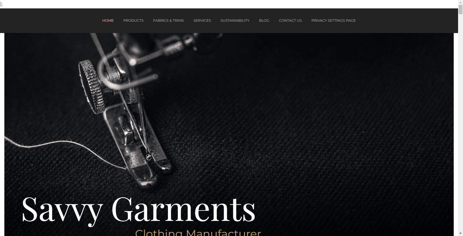 Savvy Garments-jacket manufacturers