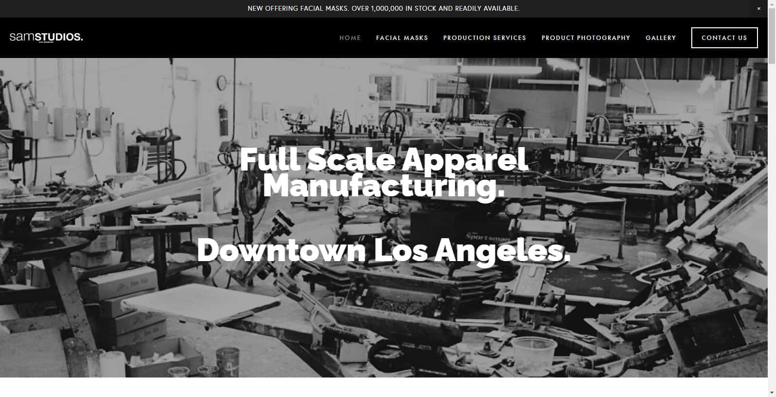 Sam Studios-clothing brand vendors