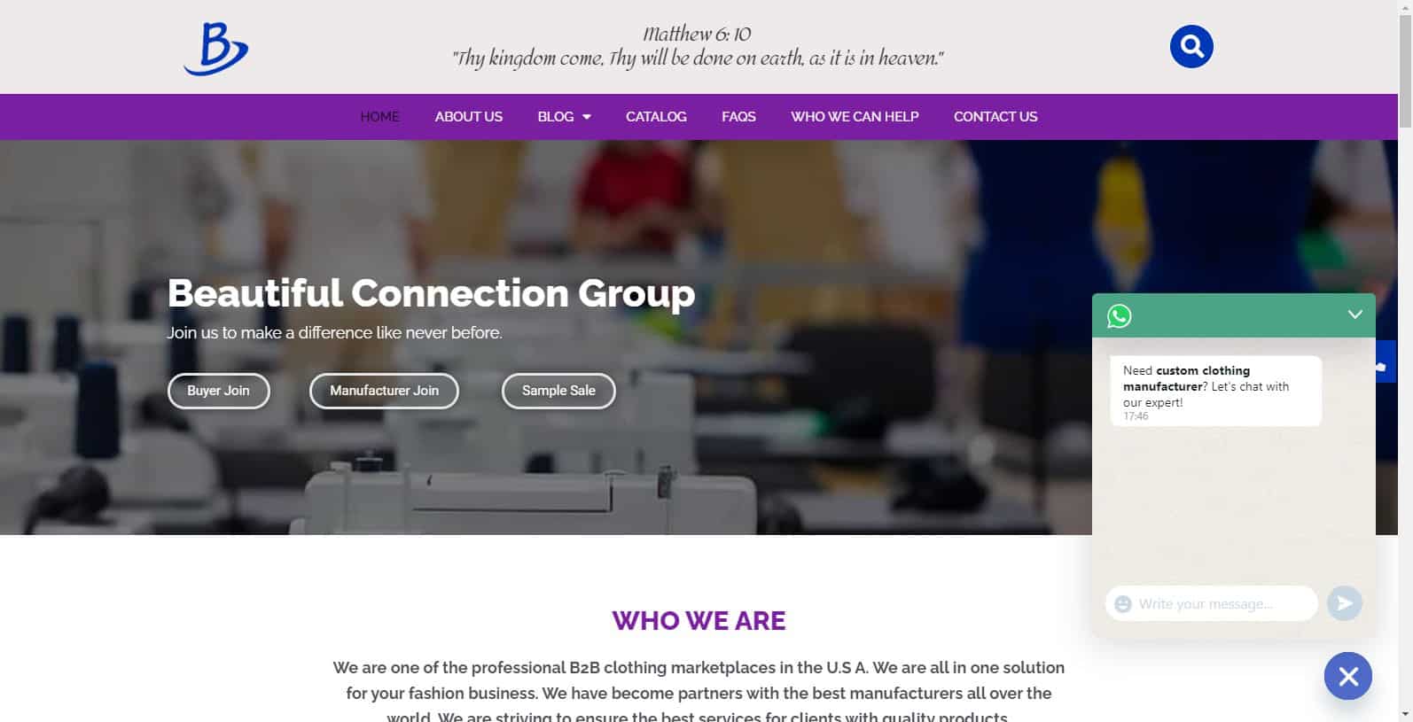 Beautiful Connection Group (BCG)-jacket supplier