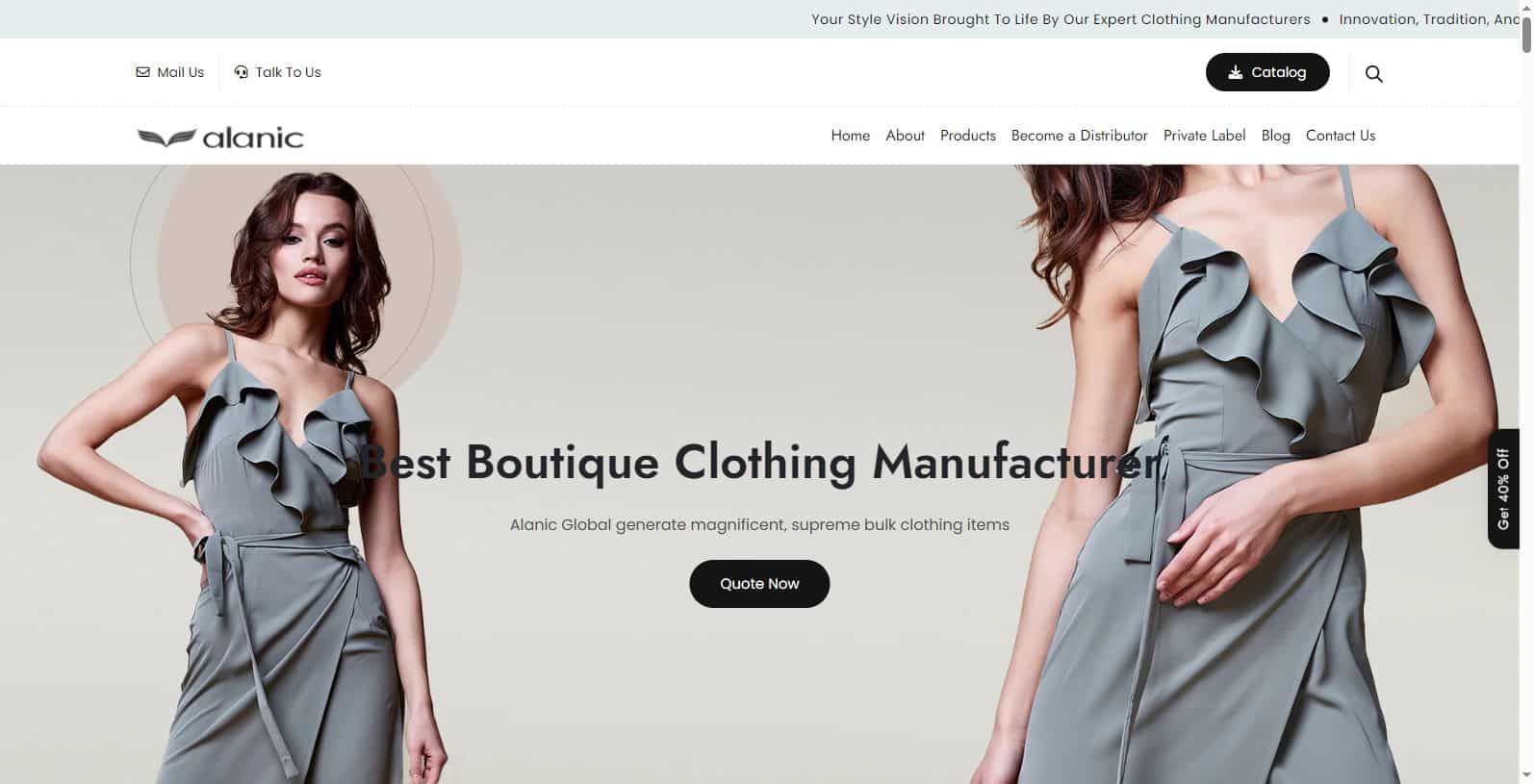 Alanic Global-best clothing manufacturers for small businesses