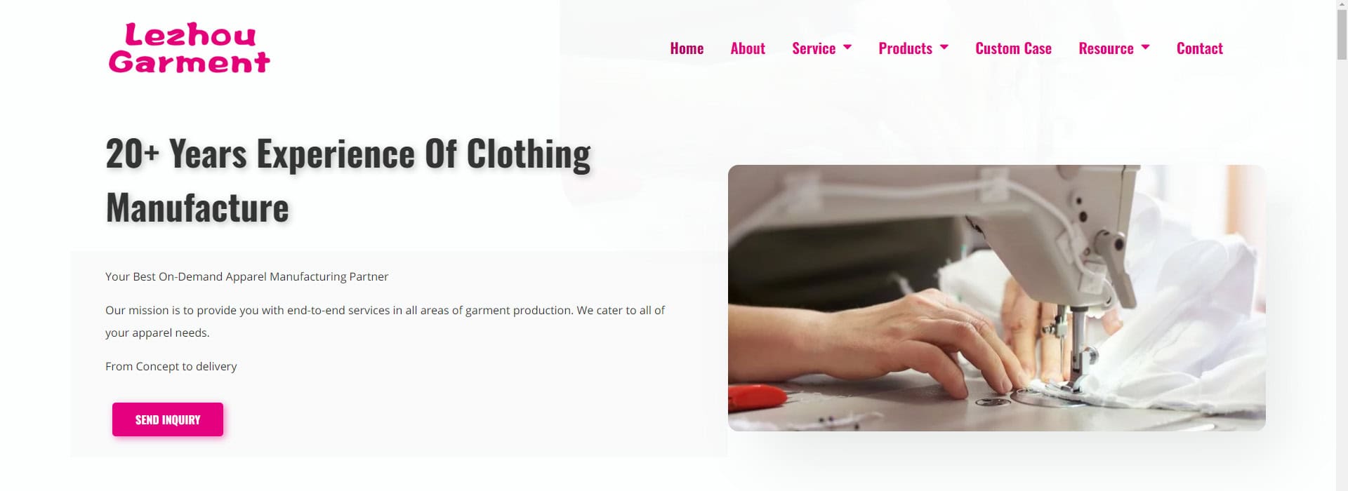 Lezhou Garment-made to order clothing manufacturing