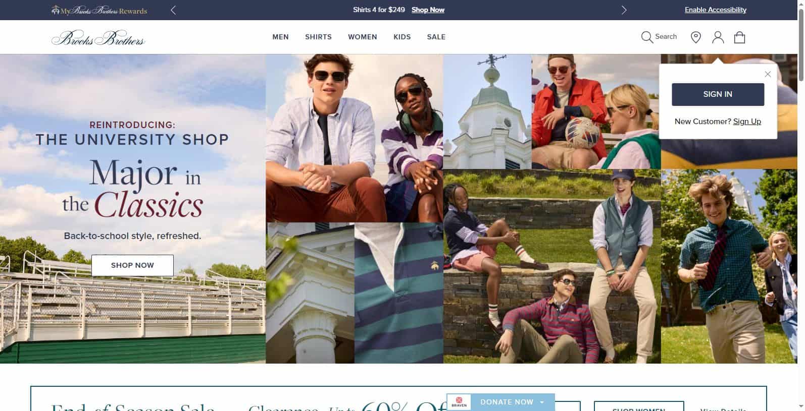 Brooks Brothers-sweater factory