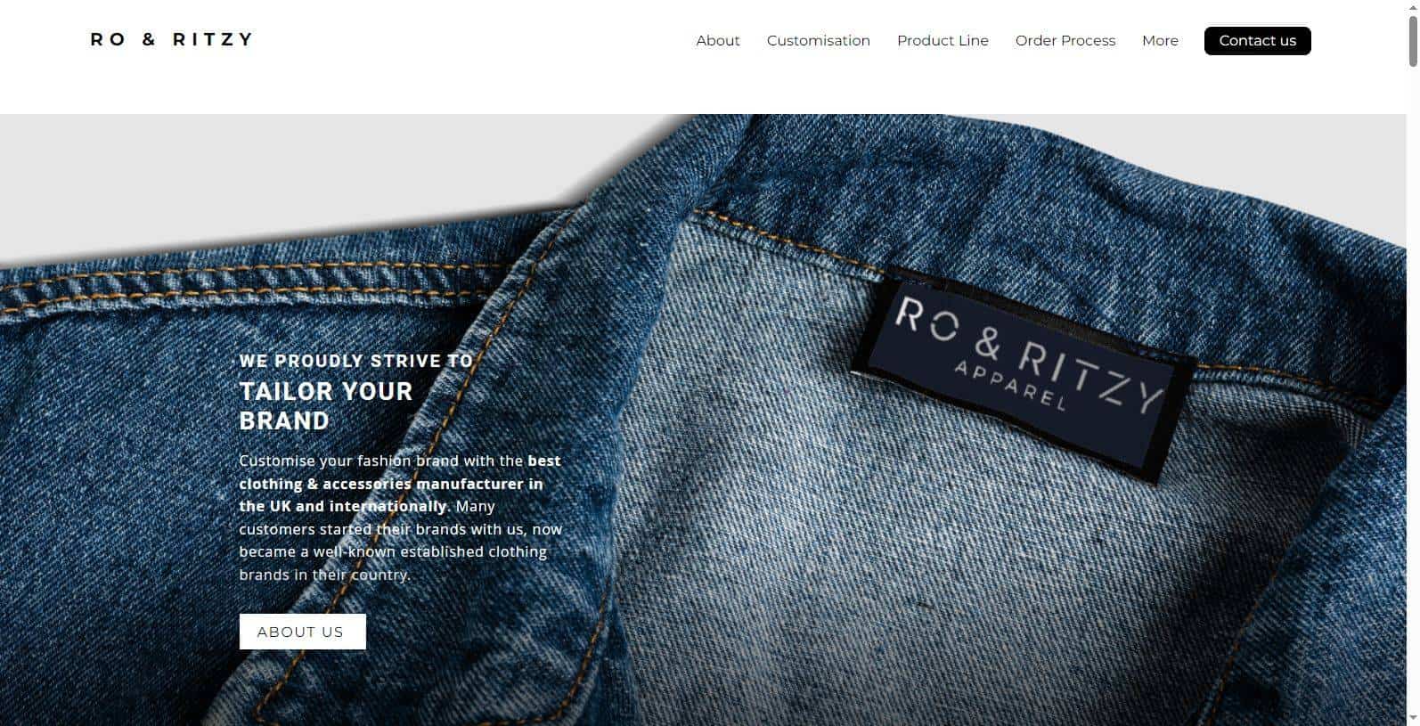 Ro & Ritzy-low moq clothing manufacturer
