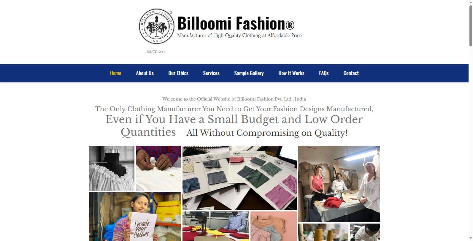 Billoomi Fashion-best quality clothing manufacturers