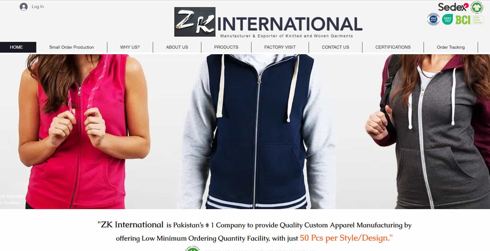 ZK International-custom apparel manufacturer