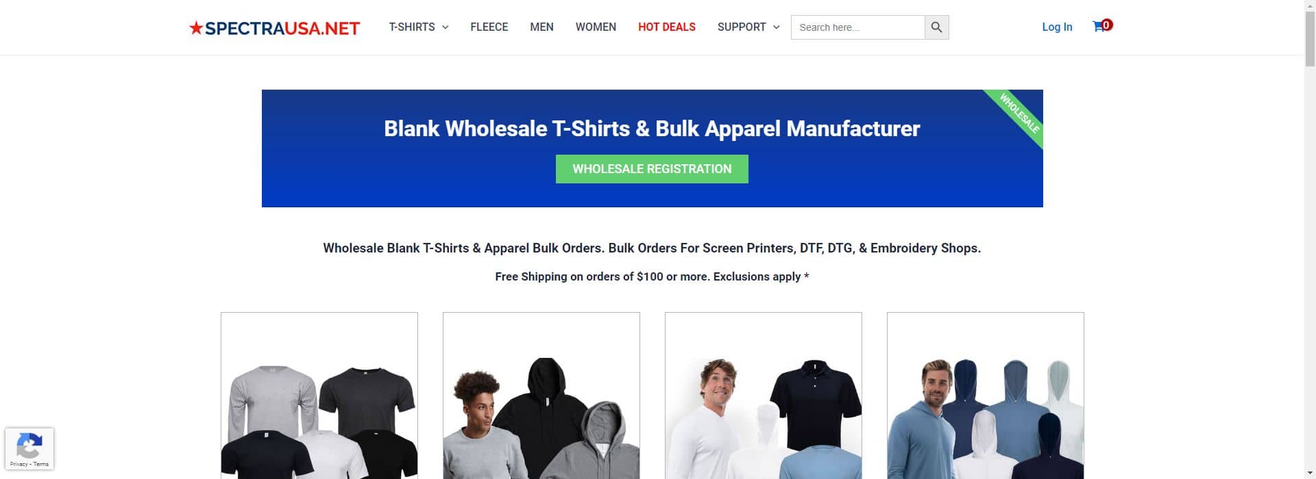 SpectraUSA-blank t shirt manufacturer