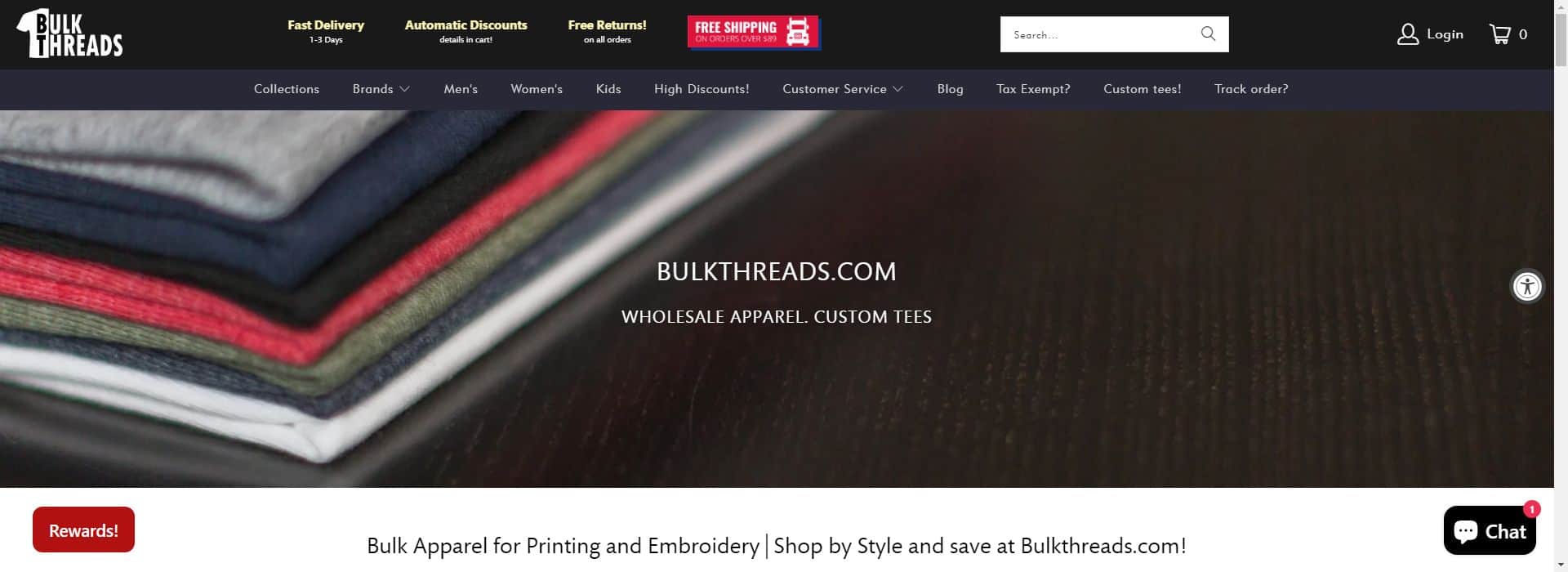 Bulkthreads-t shirt manufacturers usa