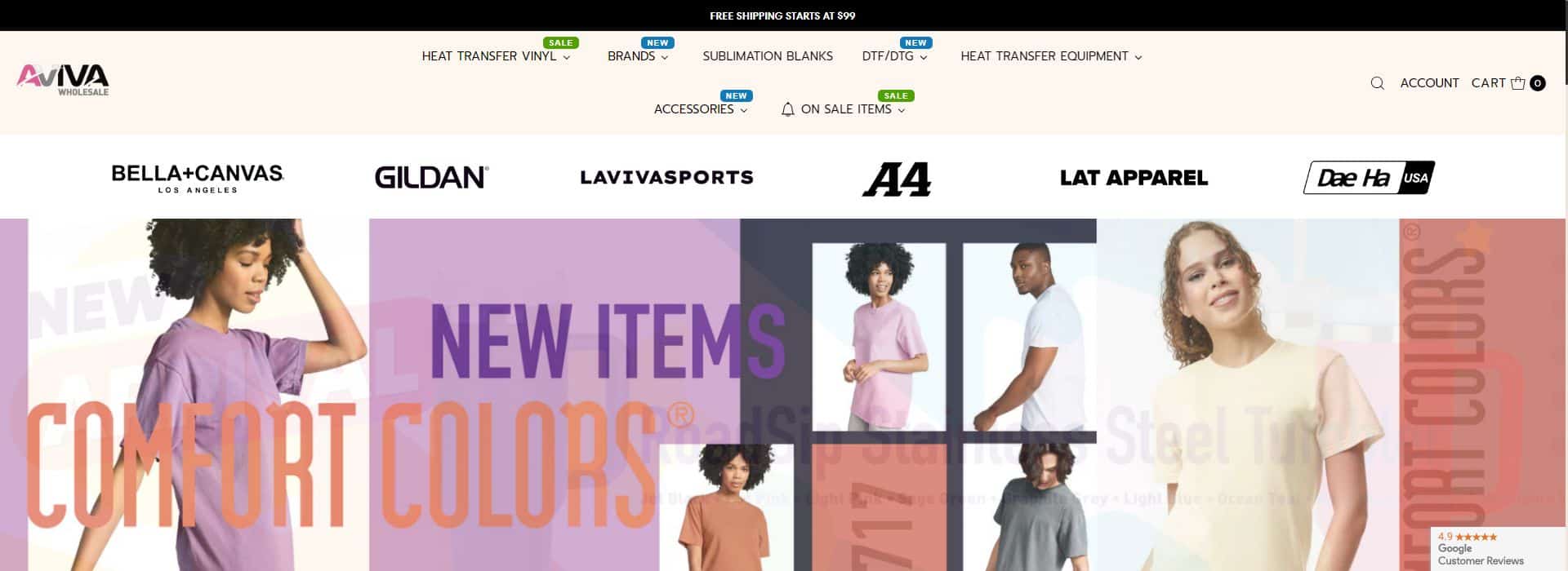 Aviva Wholesale-t shirt manufacturing companies