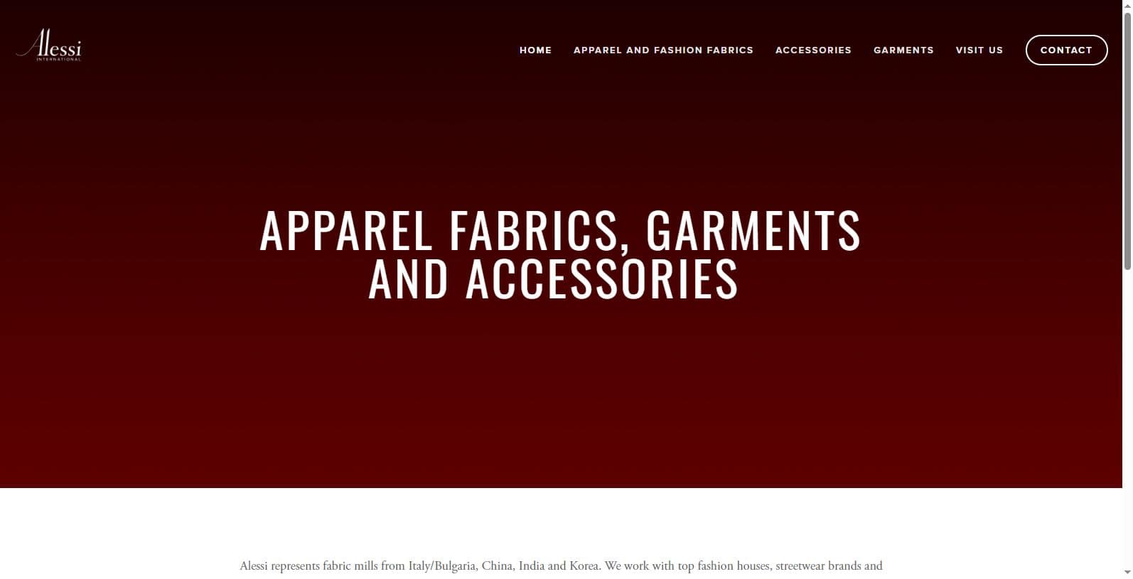 Alessi International-garment manufacturers in china