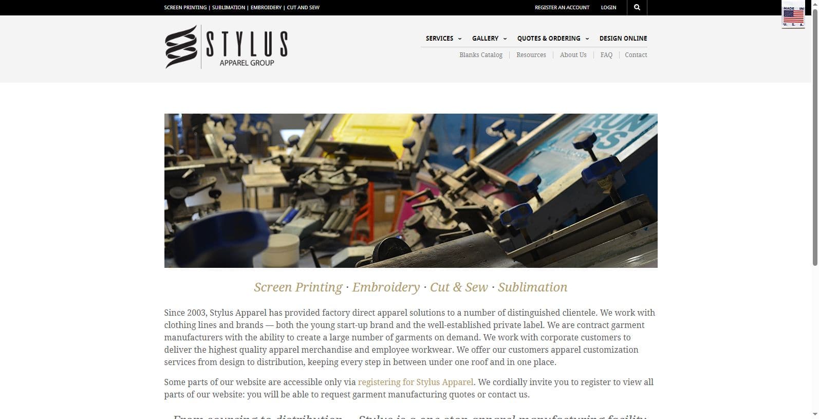 Stylus Apparel-clothing apparel manufacturers