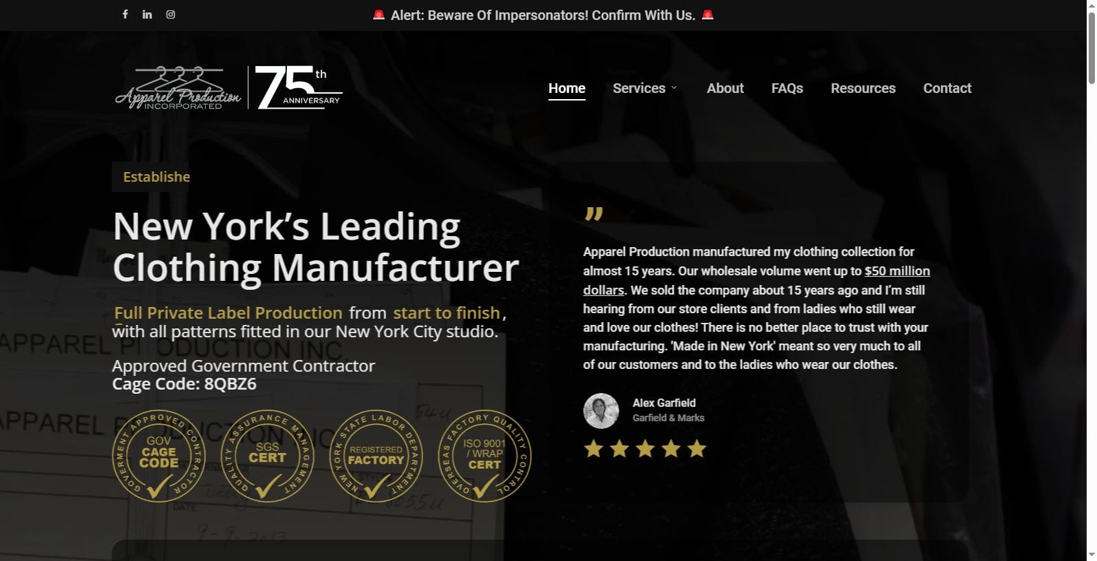 Apparel Production-manufactures for clothes