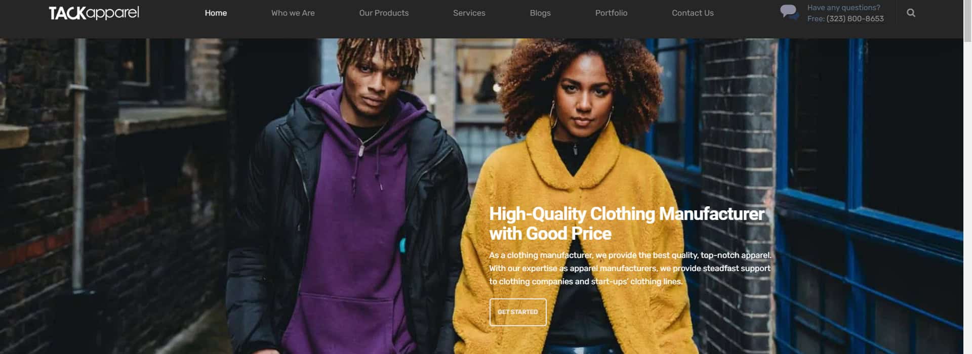 Tack Apparel-china clothing manufacturing company