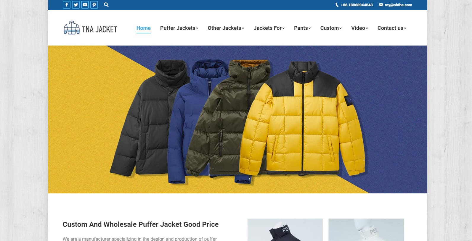 Puffer Jacket-custom puffer jacket manufacturer