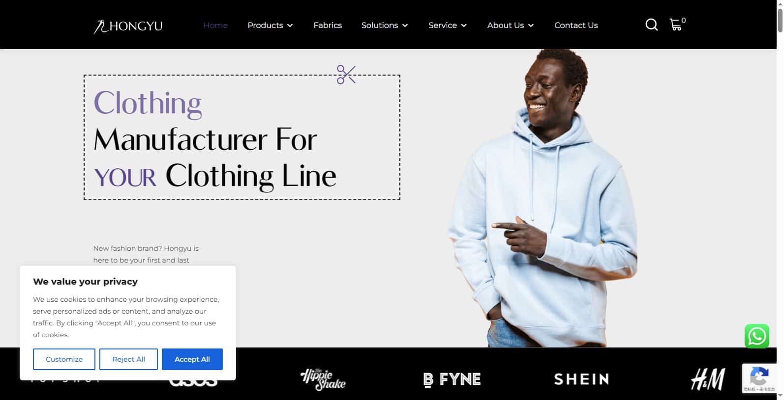 Hongyu Apparel-manufacture clothes
