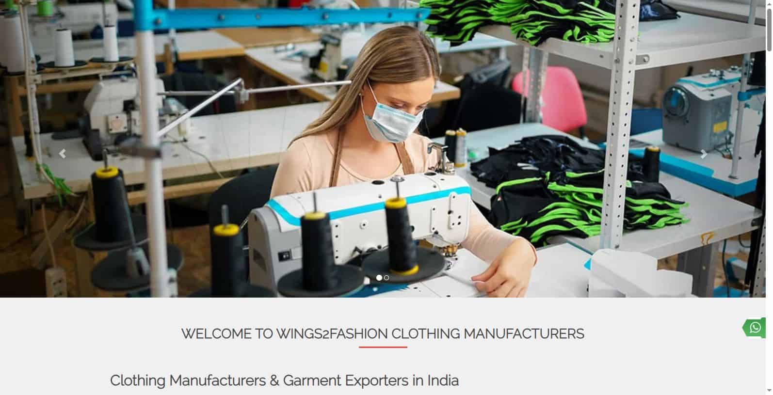 Wings2Fashion-best quality clothing manufacturers