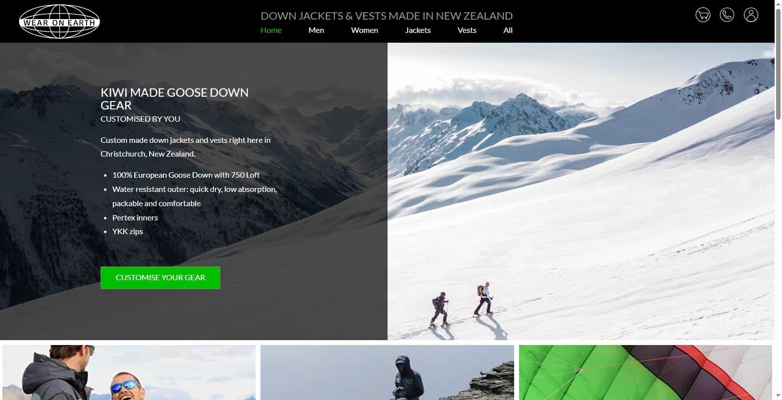 WOE-down jacket manufacturers