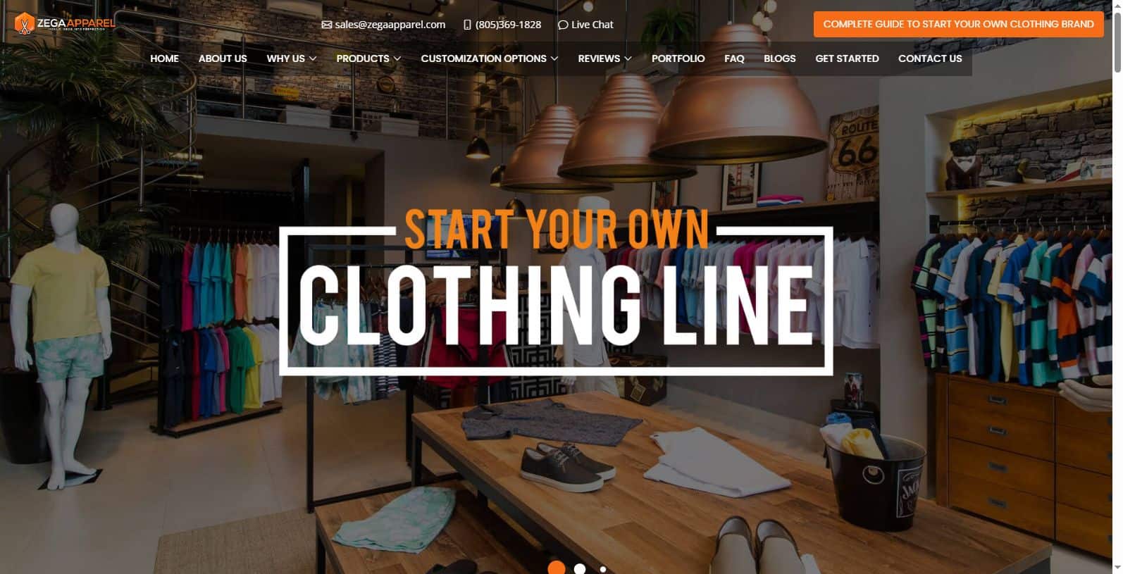 Zega Apparel-custom clothes manufacturer