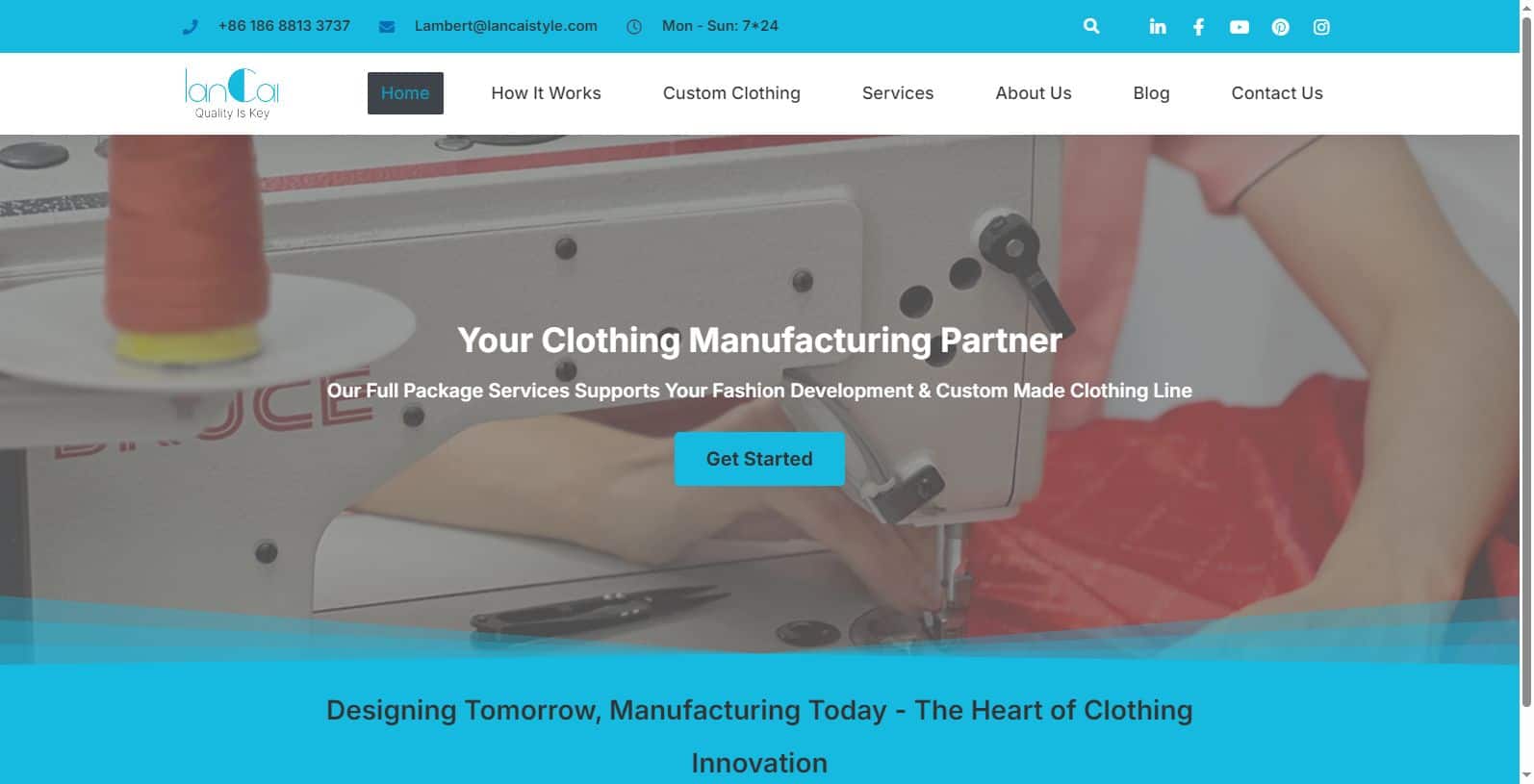 Lancaistyle-low moq clothing manufacturer