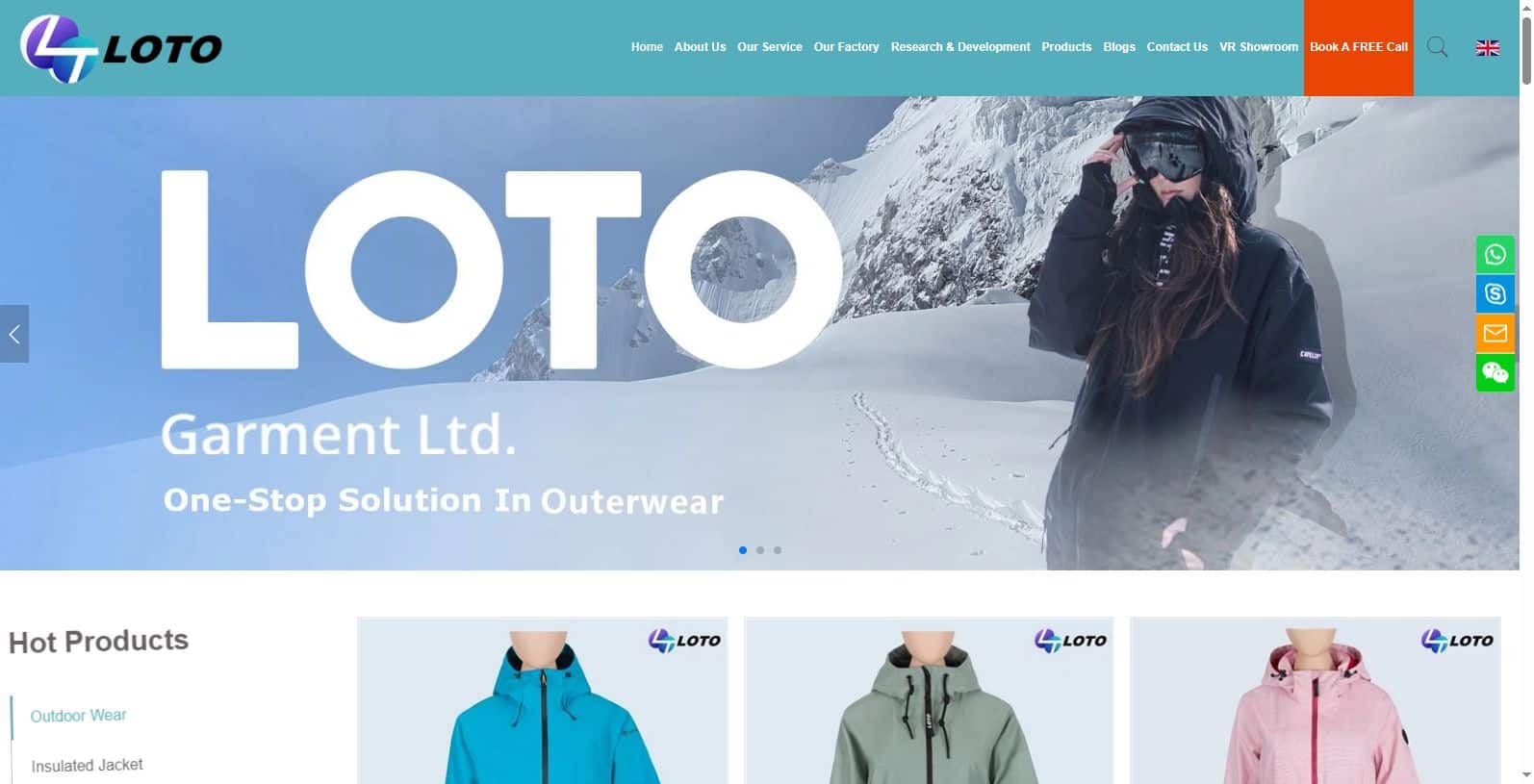 Lotto Garment-puffer jacket manufacturers