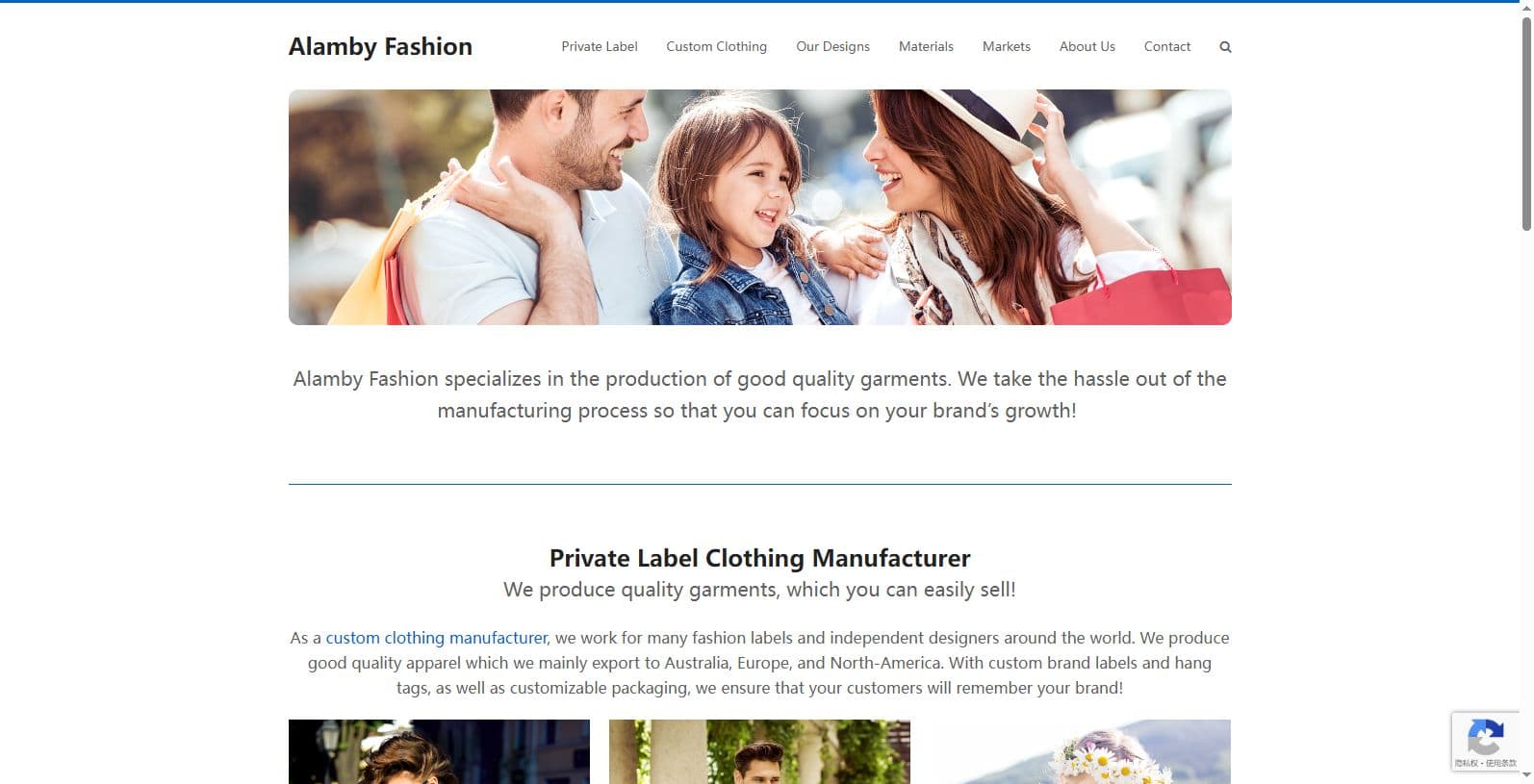 Alamby Fashion-clothing manufacturers china