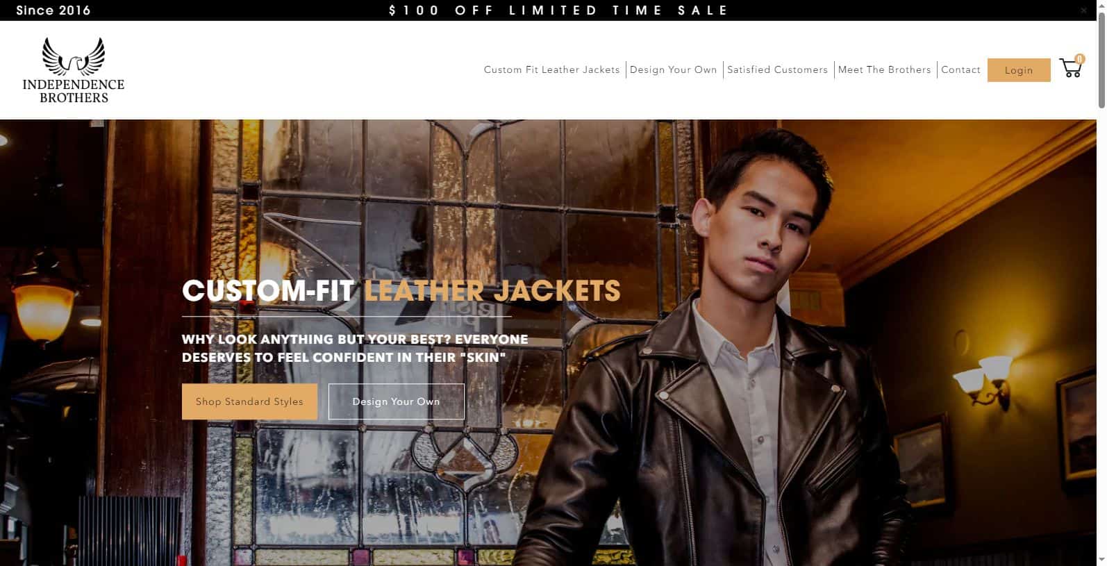 Independence Brothers-first manufacturing leather jacket