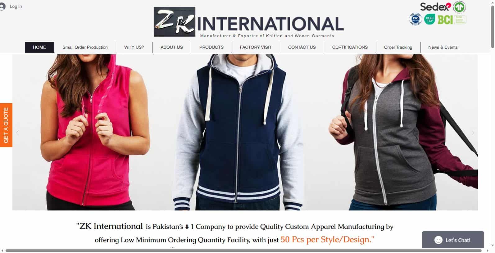 ZK International-streetwear wholesale manufacturers