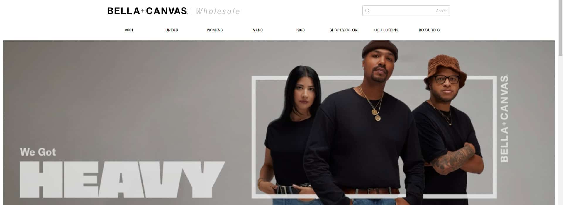 Bella+Canvas-best t shirt manufacturers