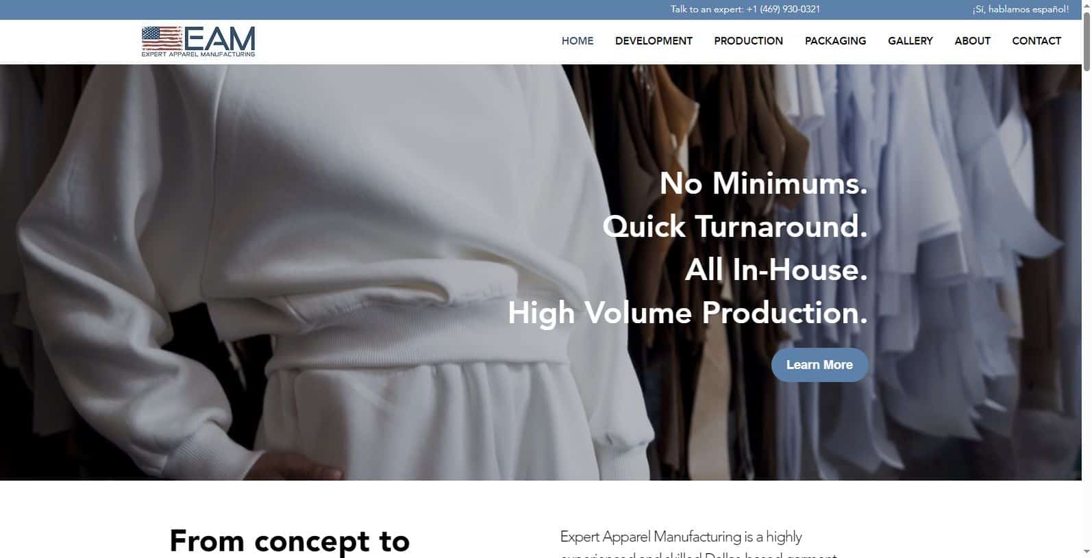 EAM-manufacturing apparel
